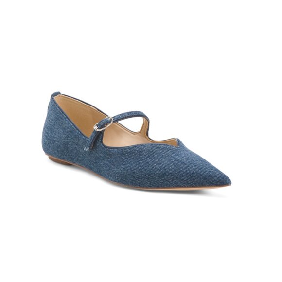SAM EDELMAN Blue/navy Noa Closed Casual Flats - Picture 1 of 2